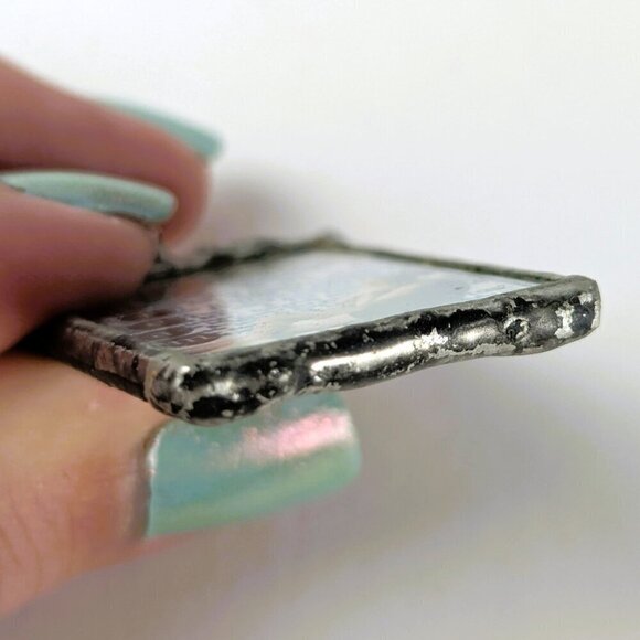 Vintage Artisan Dream Quote Metal Pendant - Picture 4 of 4